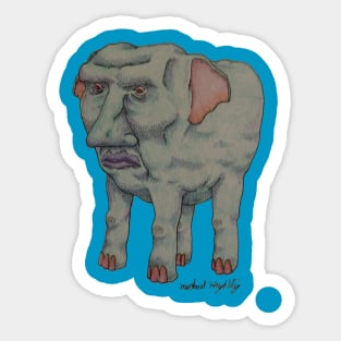 The Elephant Man Sticker